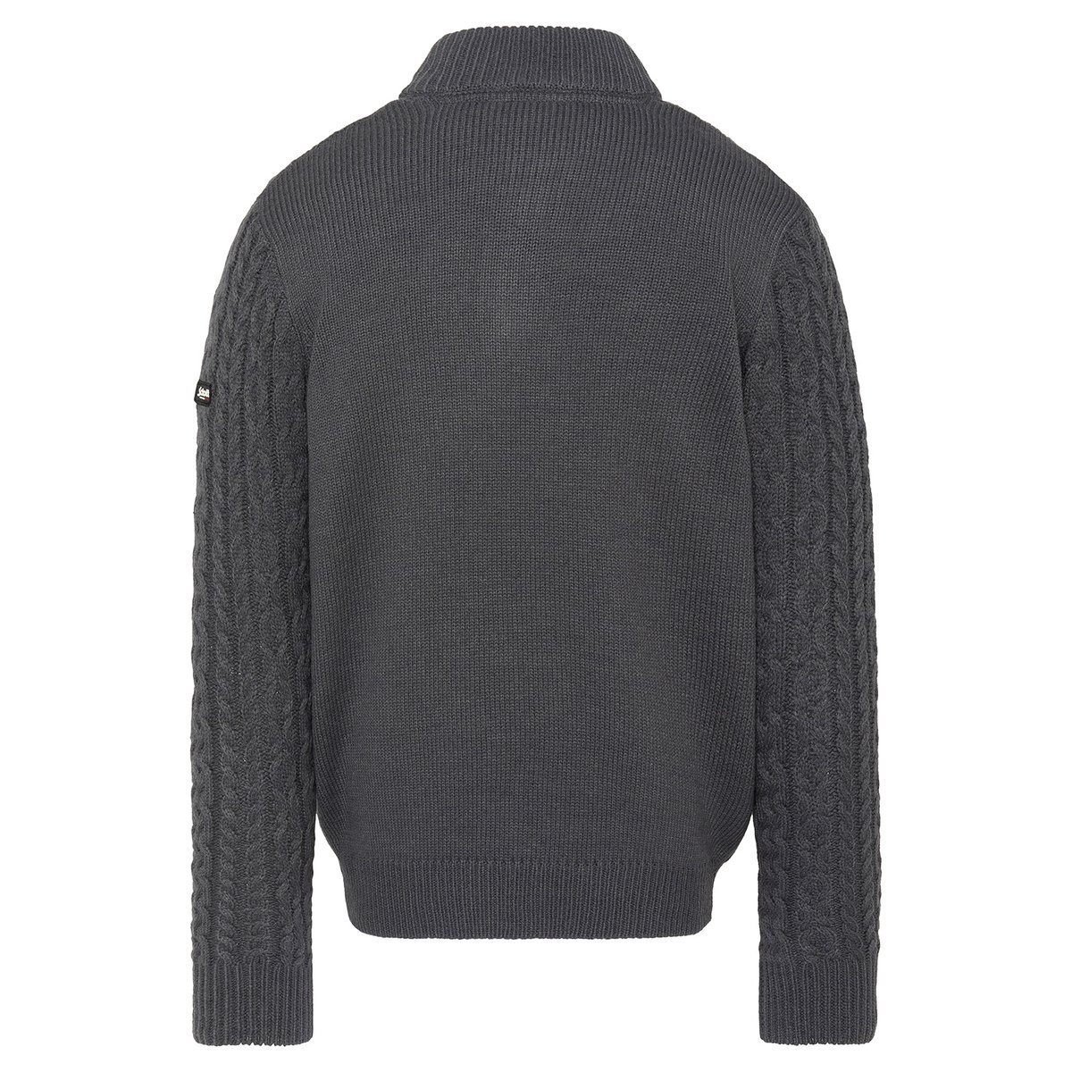 Pull camionneur en maille torsadée anthracite, SCHOTT