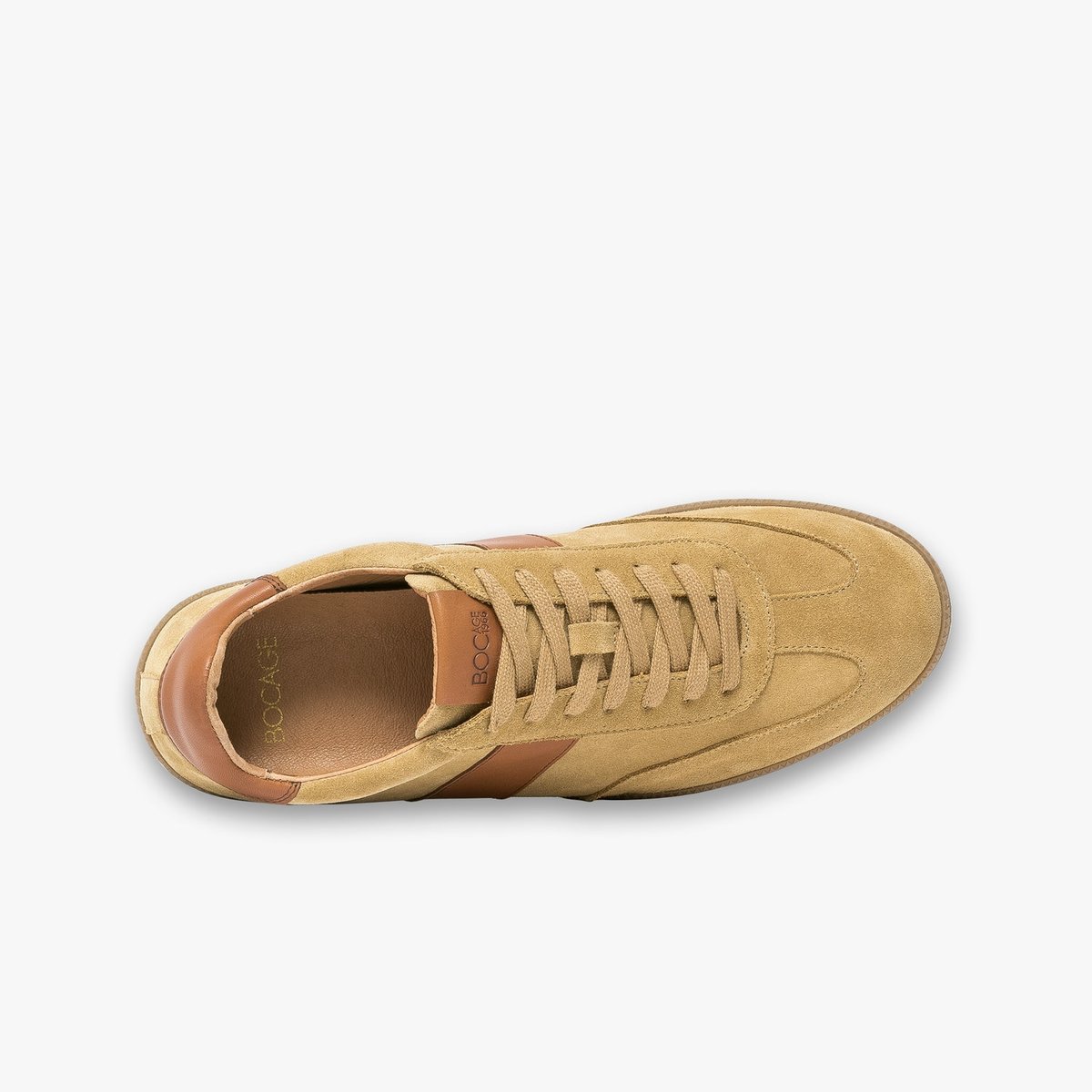 Basket en cuir ARTHUR marron cappuccino, BOCAGE