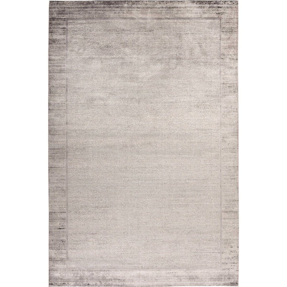 Tapis rectangulaire en viscose, Elles gris clair nuancé beige, ARTE ESPINA