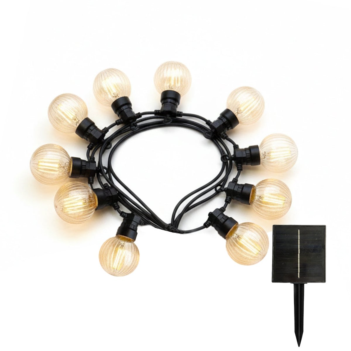 Guirlande Solaire BAMBY transparent, LUMISKY