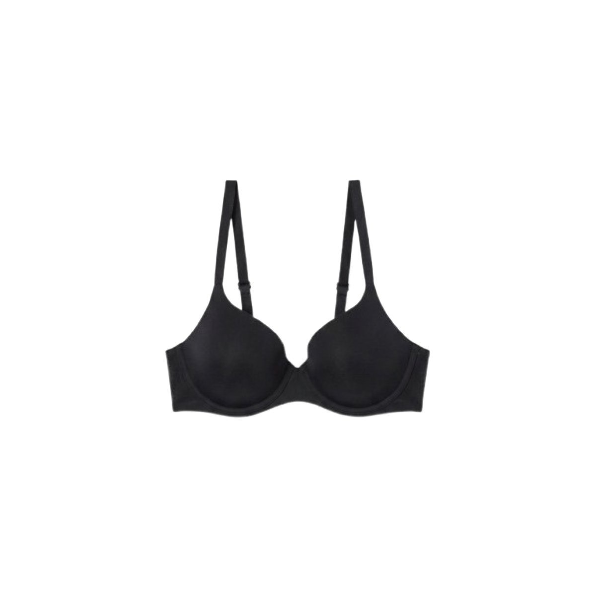 Soutien-gorge coques fines en microfibre PURE INVISIBLE noir, ETAM