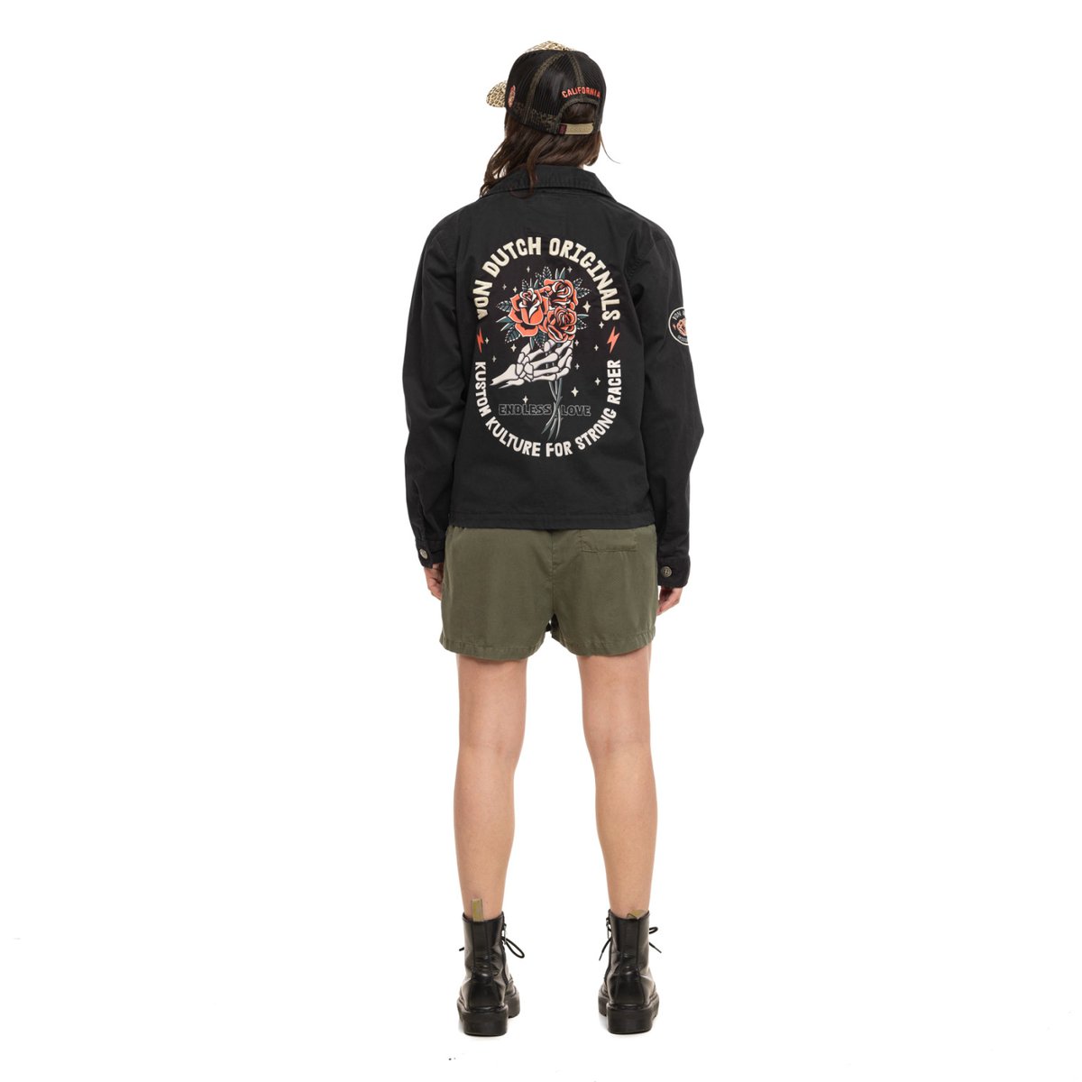 Veste Endless noir/rose/rouge/argent/beige, VON DUTCH