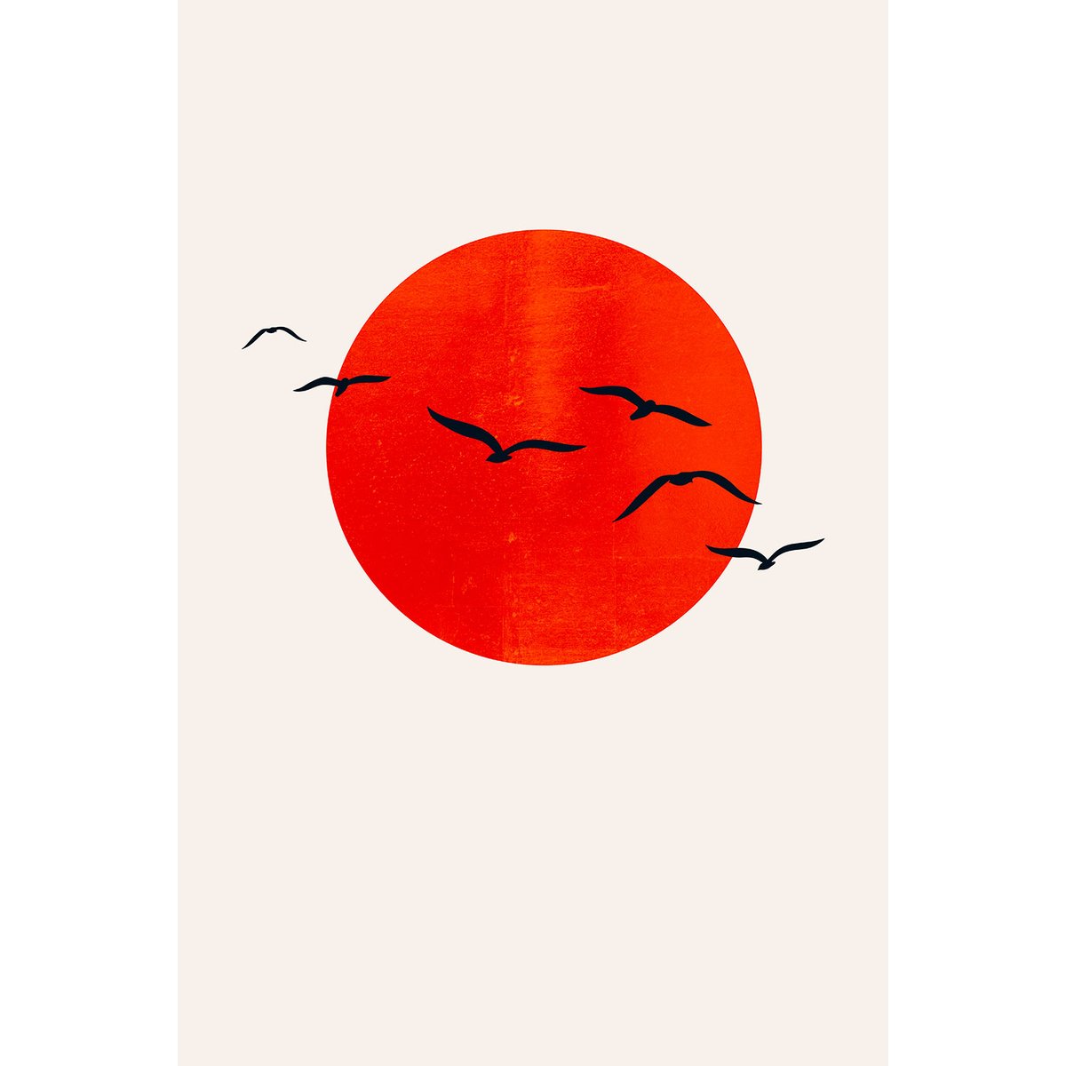 Tableau soleil levant tableau alu dibond, HEXOA