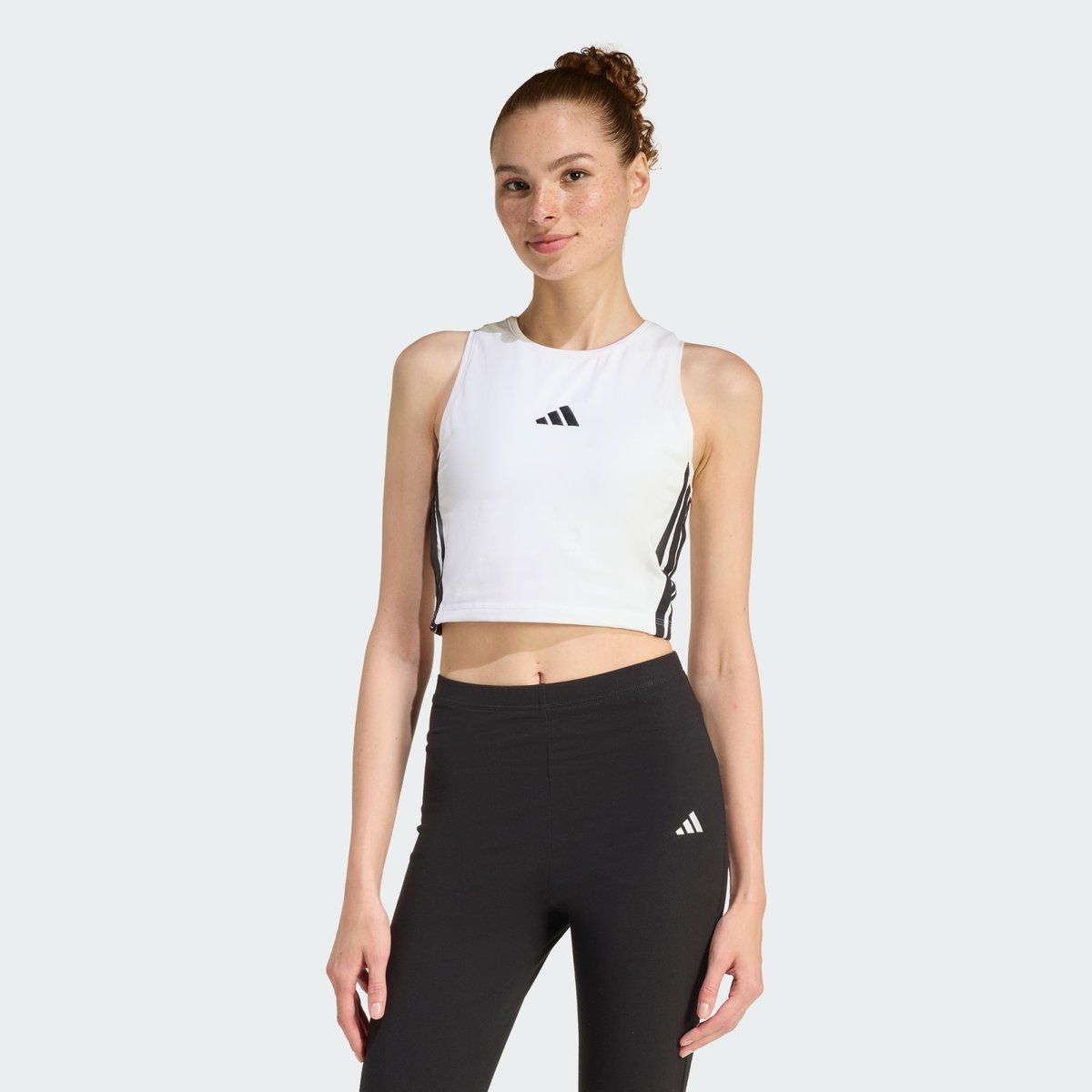 Débardeur Matelassé 3 Bandes Essentials Débardeur Matelassé 3 Bandes Essentials white, ADIDAS SPORTSWEAR