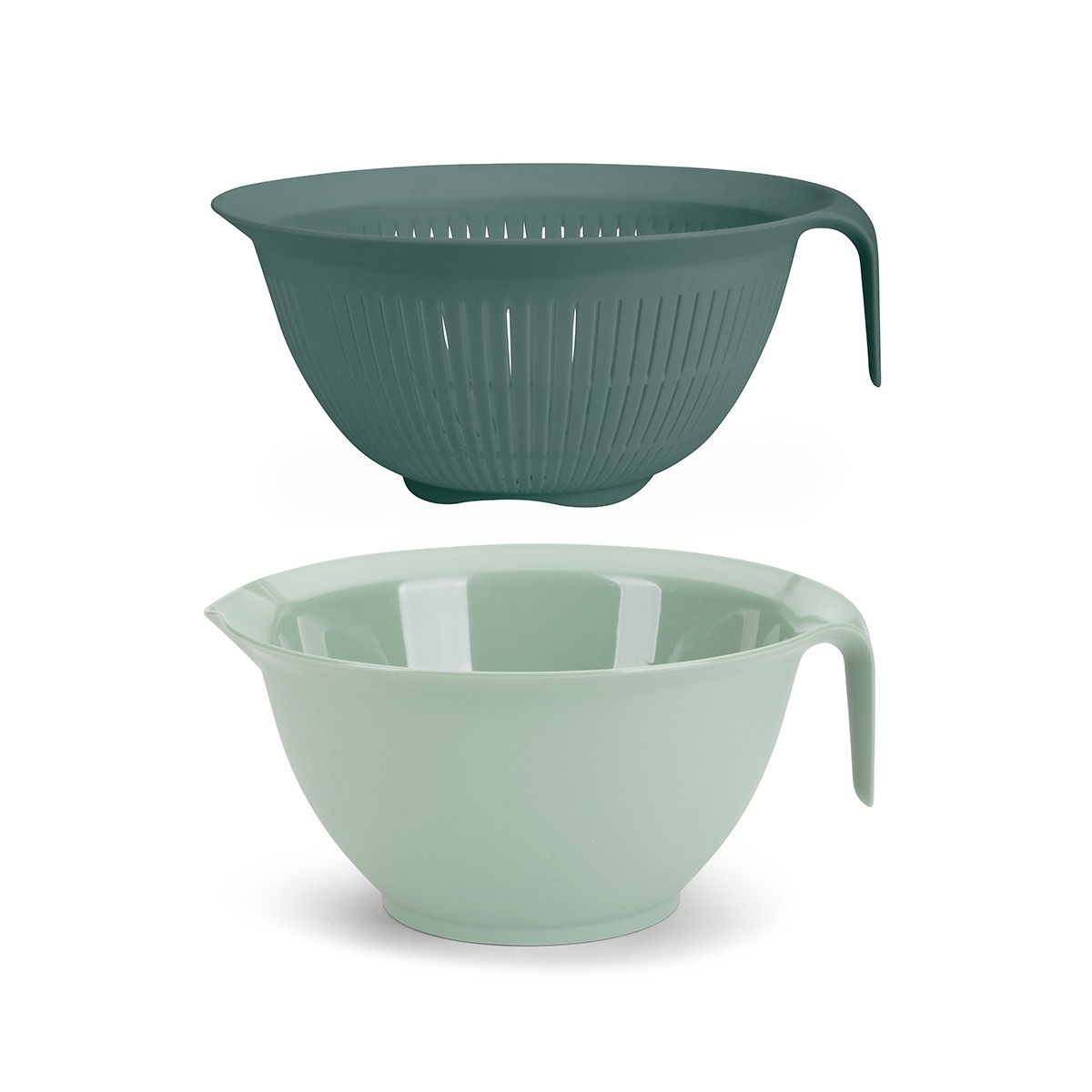 Set bol et passoire 2 en 1 couleur unique, LIVOO