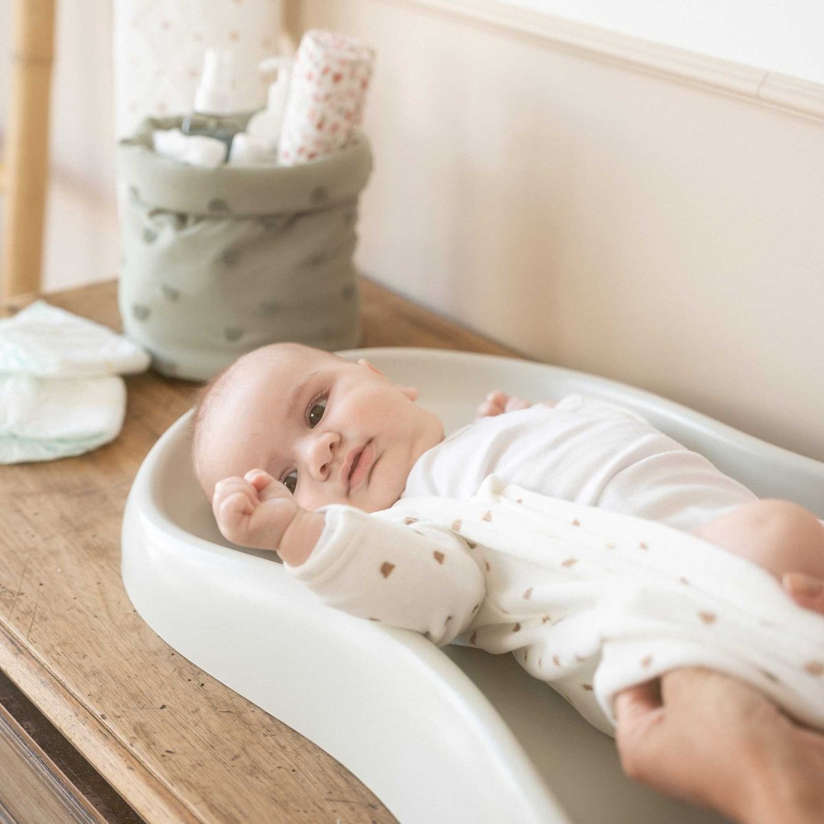 Pyjama bébé en coton - Tête d'ourson crudo, TROIS KILOS SEPT