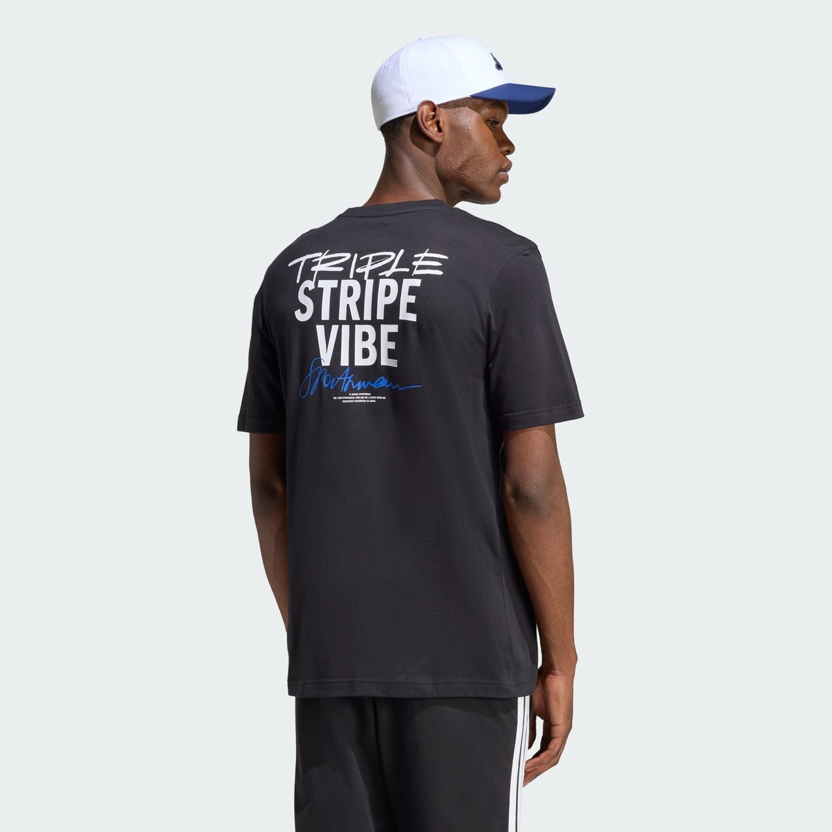 T-Shirt Graphique Triple Stripe Vibe T-Shirt Graphique Triple Stripe Vibe black, ADIDAS SPORTSWEAR
