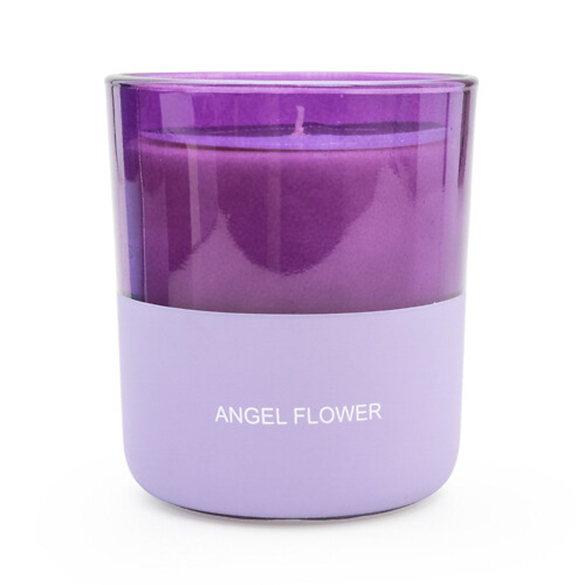 Angel Flower Two-Tone Candle purple, SO'HOME