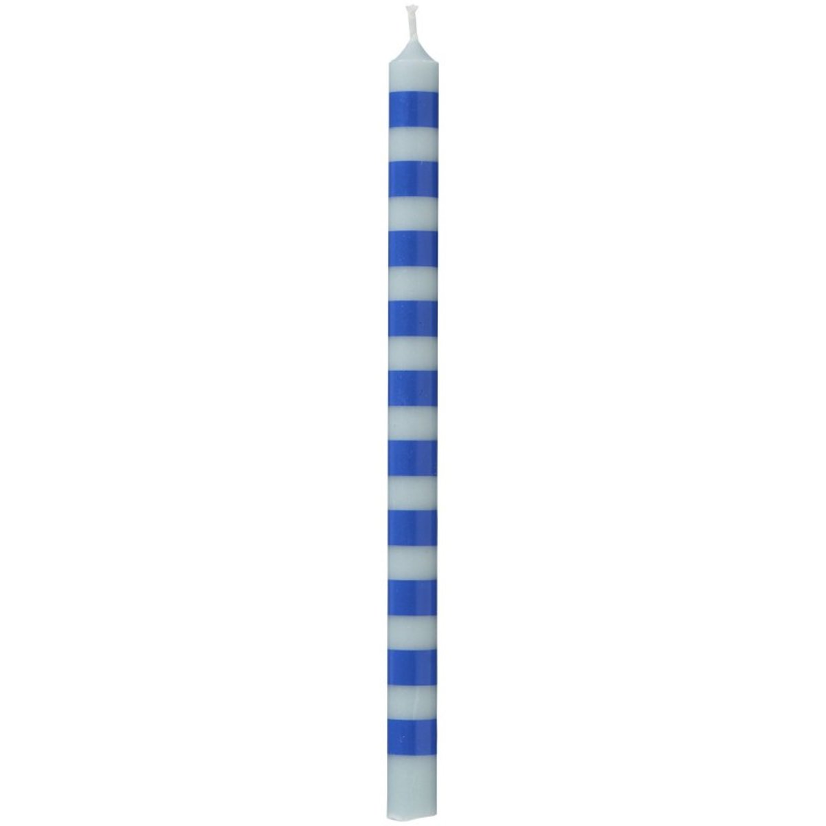 Bougie longue fine rayures  Nordic Swan bleu, IB LAURSEN