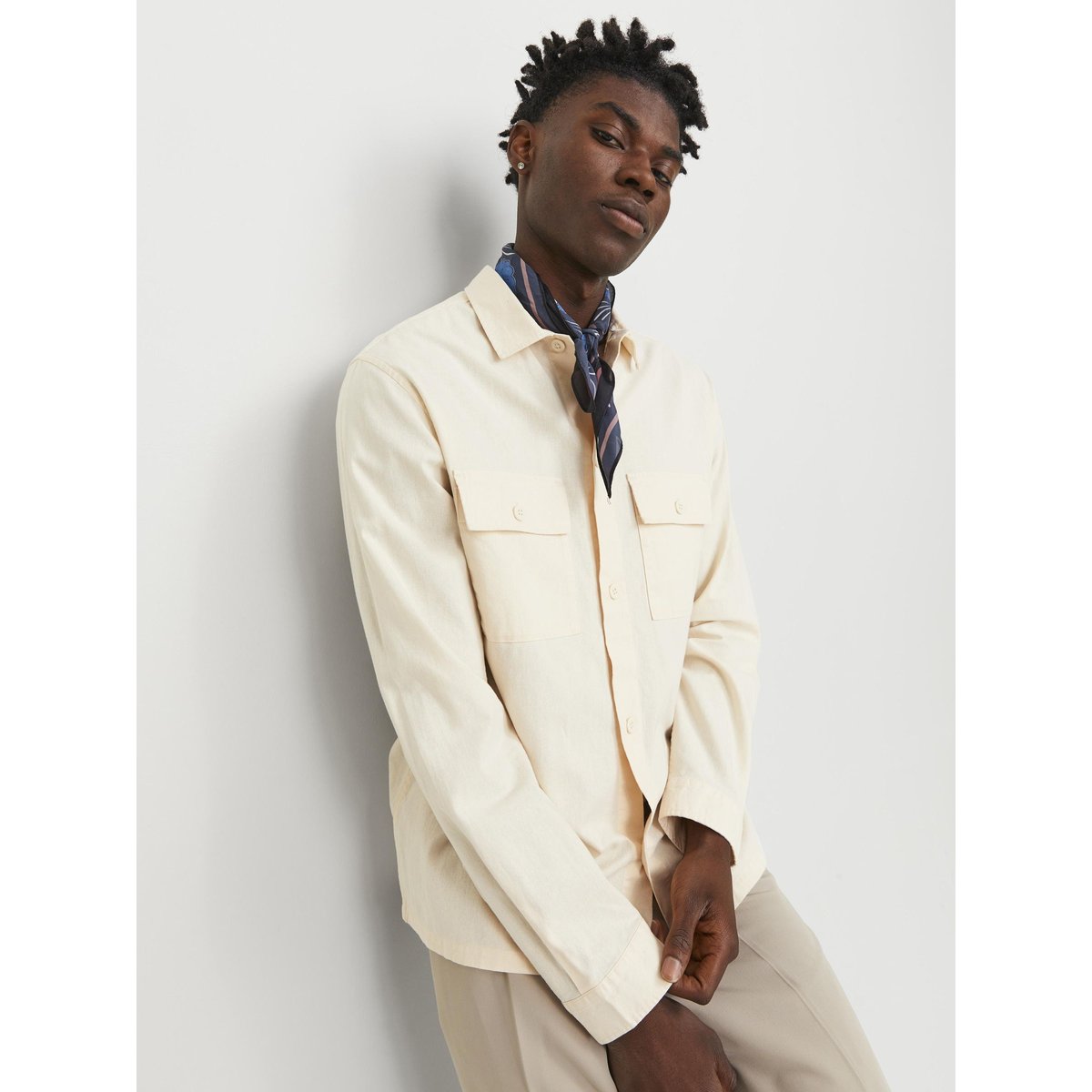 Surchemise Surchemise Relaxed Fit ecru, JACK & JONES