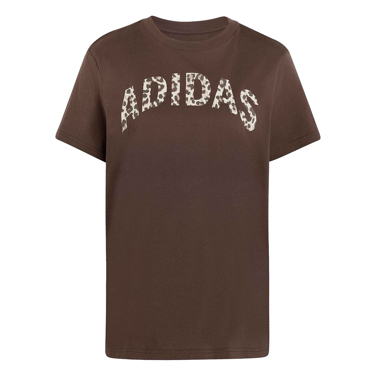 Leopard Print Short Sleeve T-Shirt brown/leopard, ADIDAS SPORTSWEAR