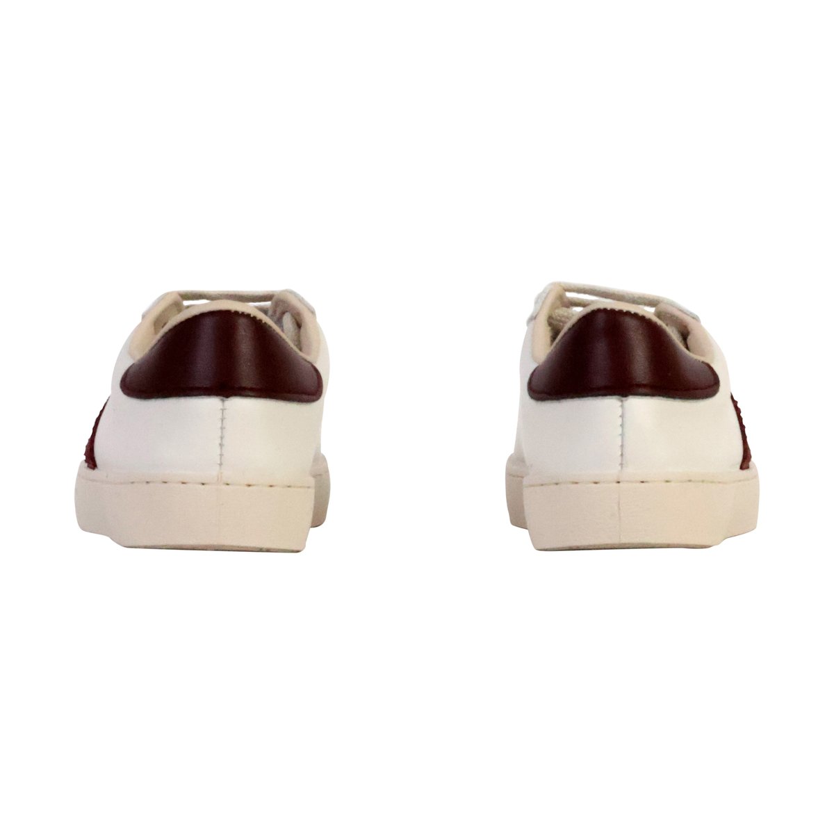 Basket Cuir bordeaux, VICTORIA
