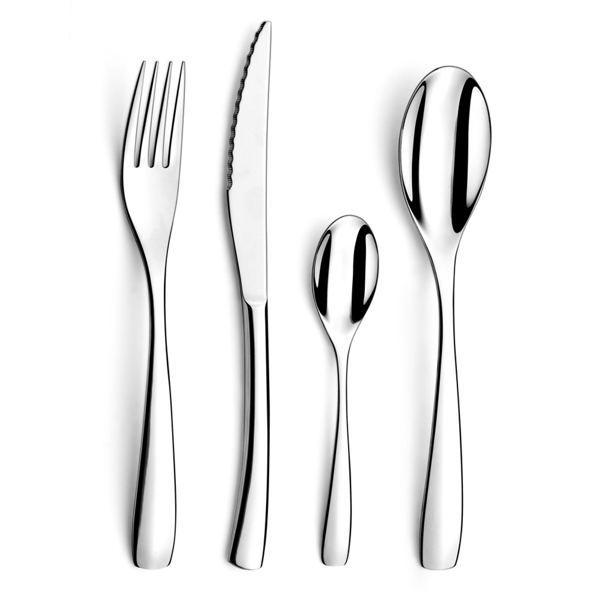Coffret ménagère 24 pièces inox Adagio argent / métallique, AMEFA