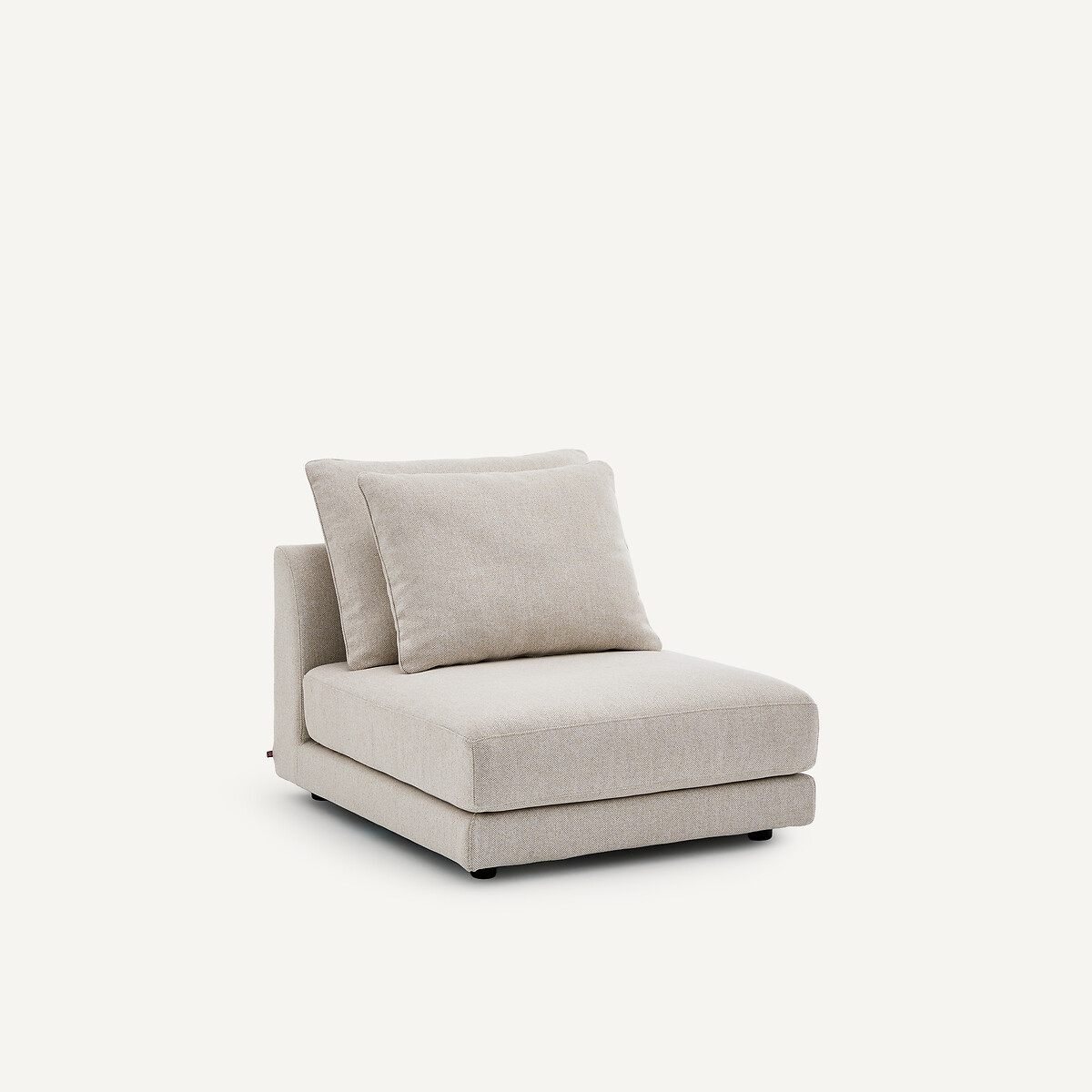 Chauffeuse modulable en tweedé, TIBERIO ivoire, AM.PM