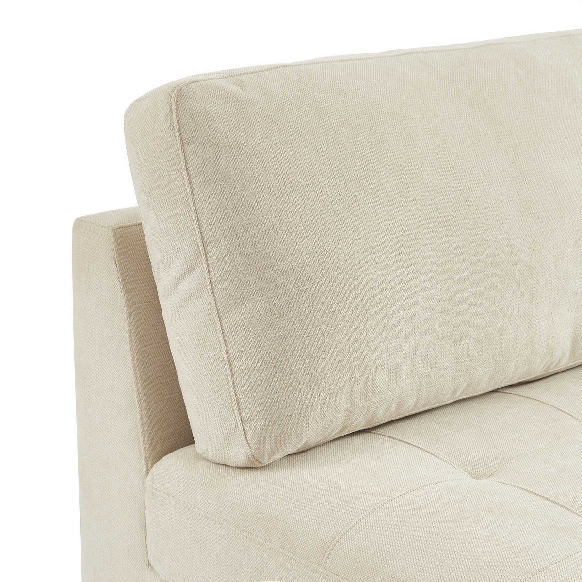 Chauffeuse 1 place en tissu BILLIE beige, SORELH