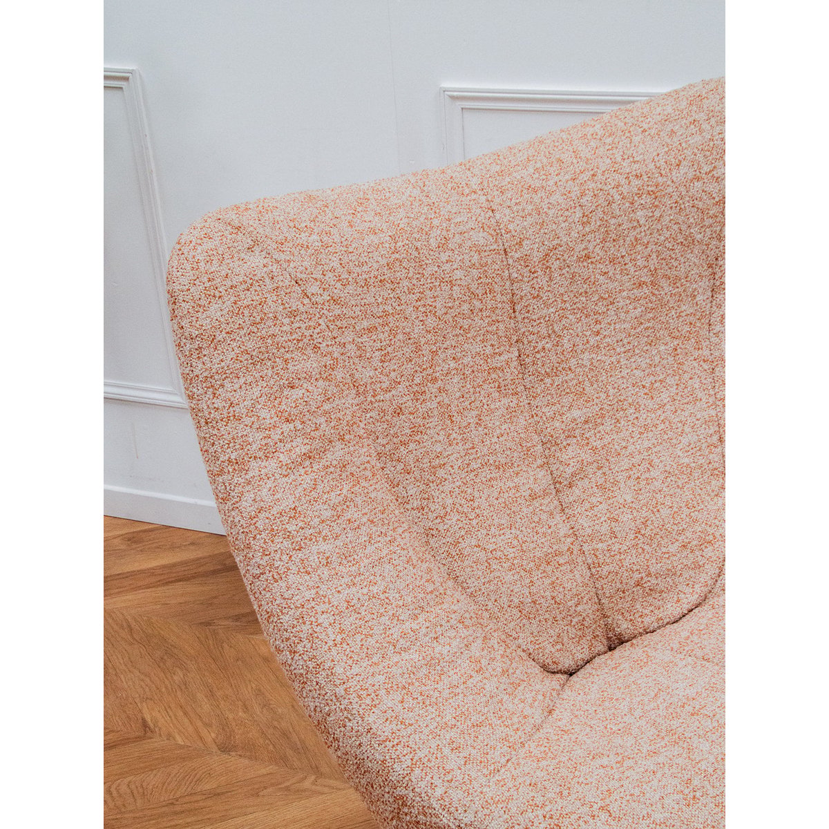 Fauteuil Anda Pierre Paulin Jakob N°470 - Bon état orange clair, DEBONGOUT