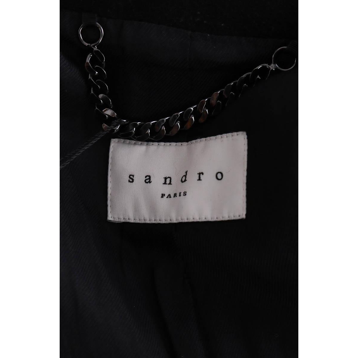 Manteau - Très Bon État noir, SANDRO