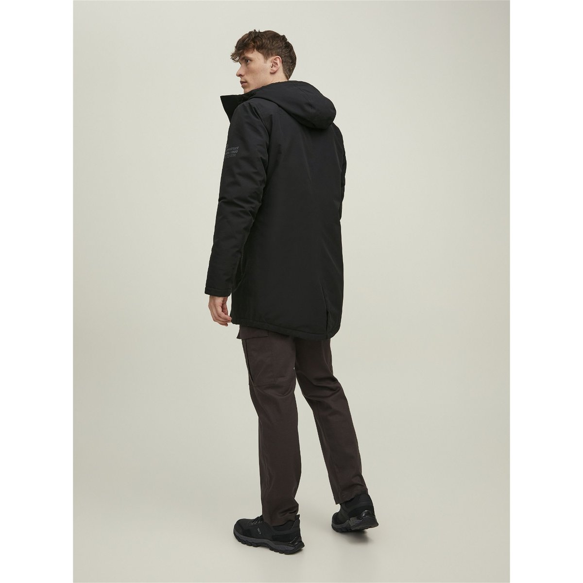 Parka black 1, JACK & JONES