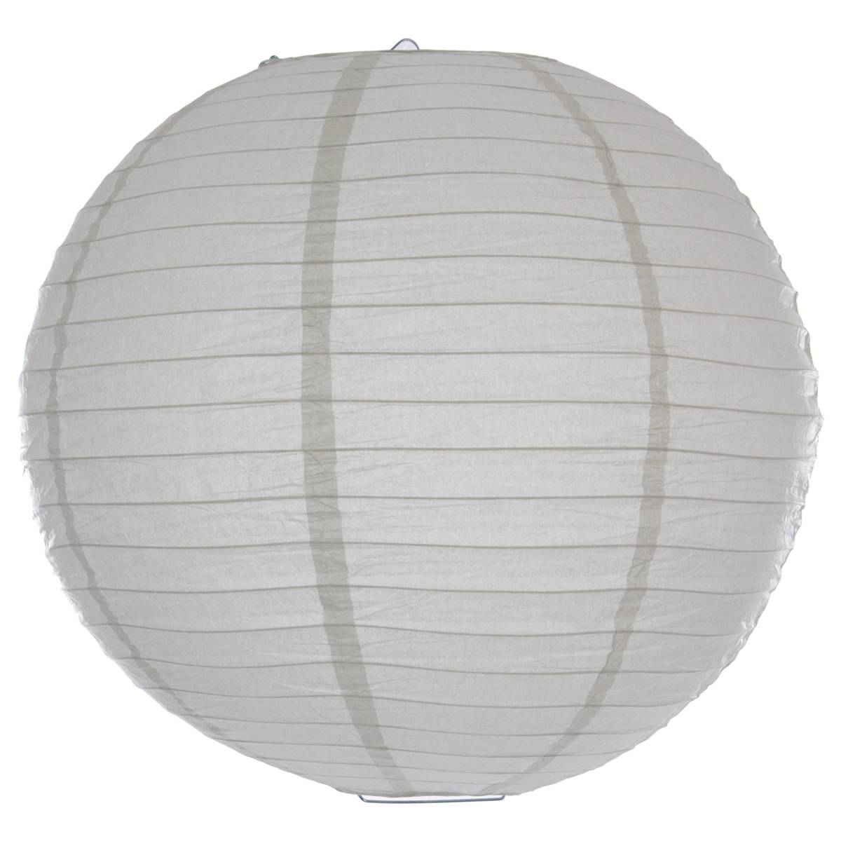 Lanterne boule papier D45cm gris anthracite, ATMOSPHERA