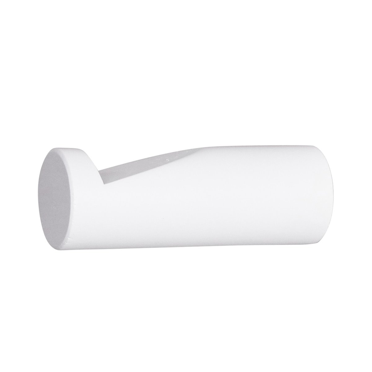 Patère Wook Cylindrique Unie Large Diam 40 X 120 mm blanc, ARCHIV