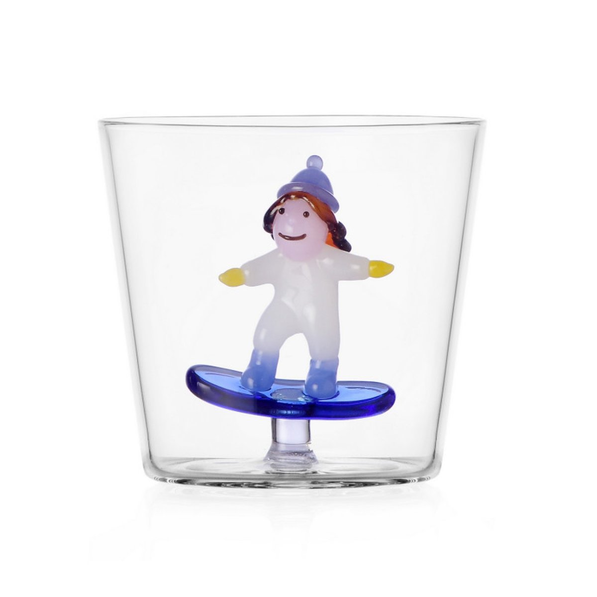 Verre à eau  SNOW GAMES Kid Snowboarding multicolore, ICHENDORF