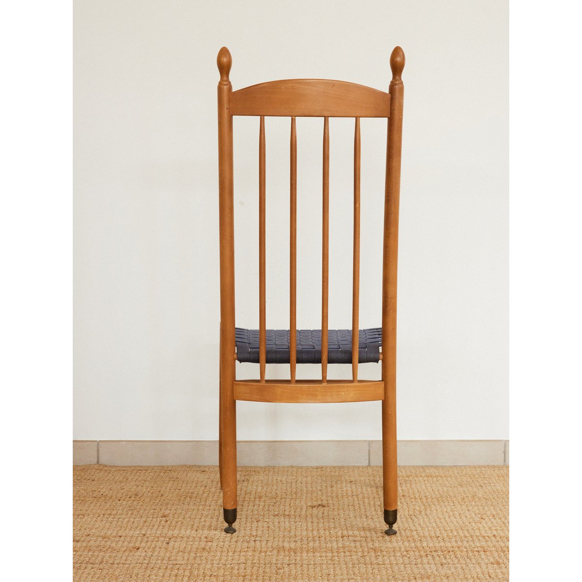 Lot de 4 chaises Racine Alma N°2153 - Bon état bois clair, DEBONGOUT