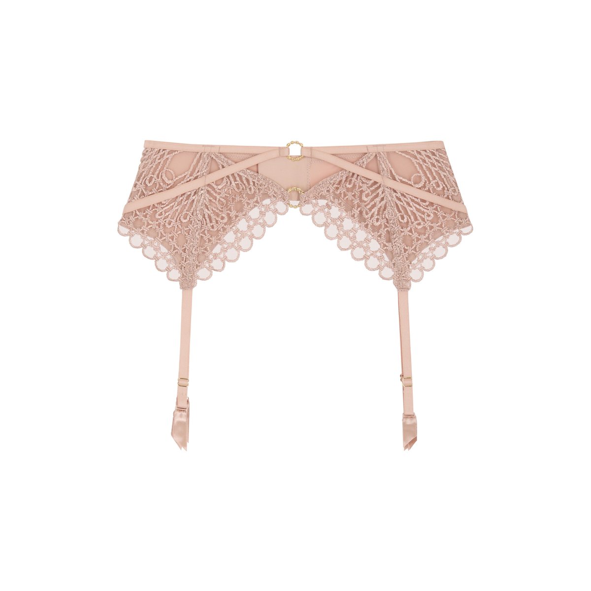 Porte-jarretelles Éloge du Désir misty blush, AUBADE
