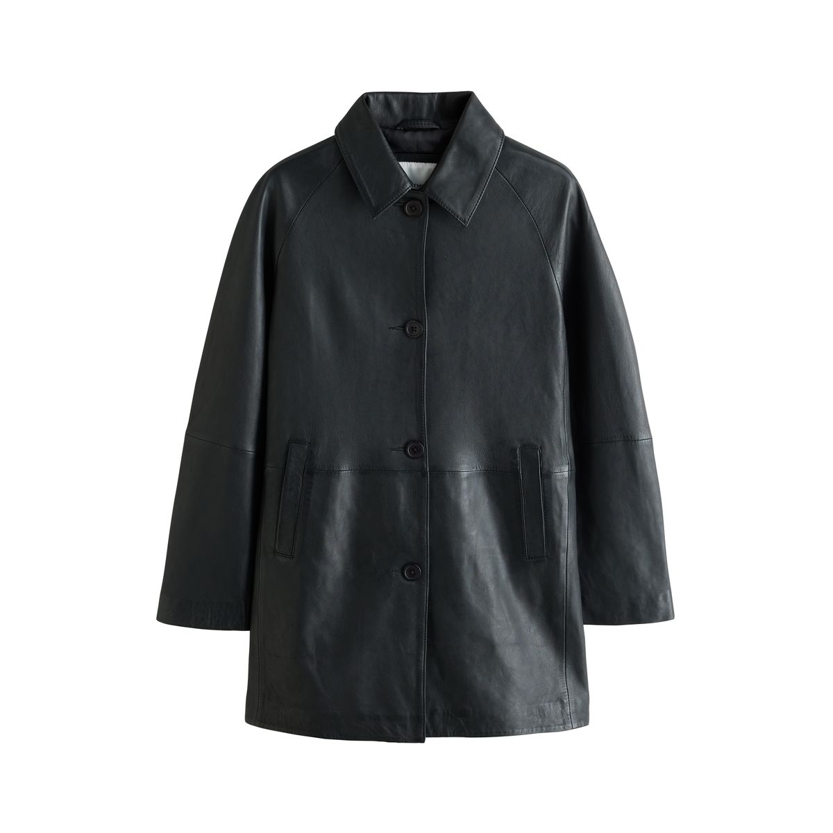 Veste en cuir dolly noir, NEXT