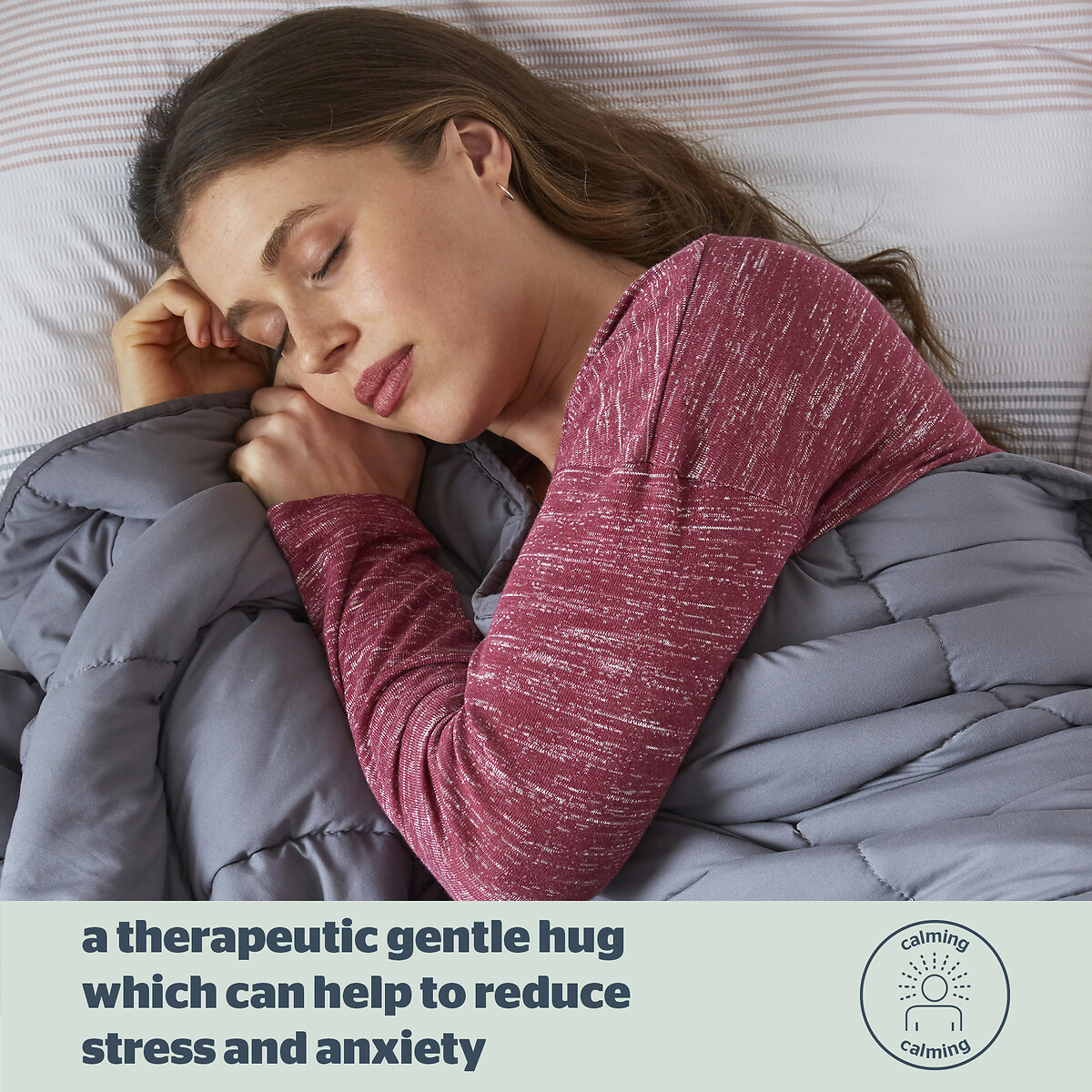 Weighted Blanket 9Kg grey, SILENTNIGHT