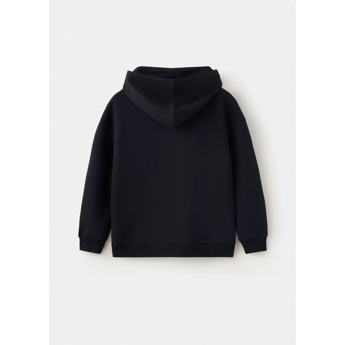 Sweater à capuche coton noir, MANGO KIDS
