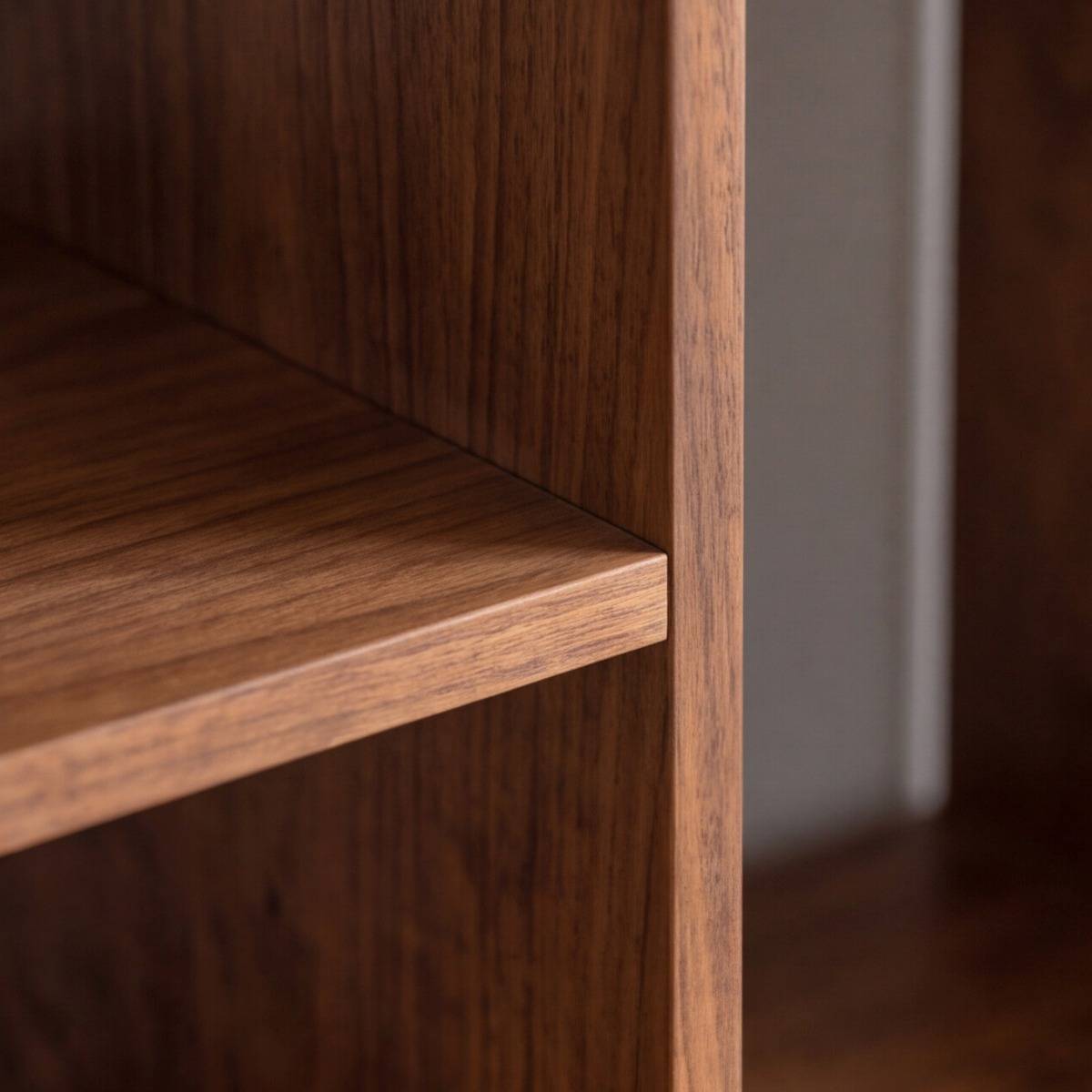 Bibliothèque en bois de manguier  AMARO bois foncé, MADE IN MEUBLES 