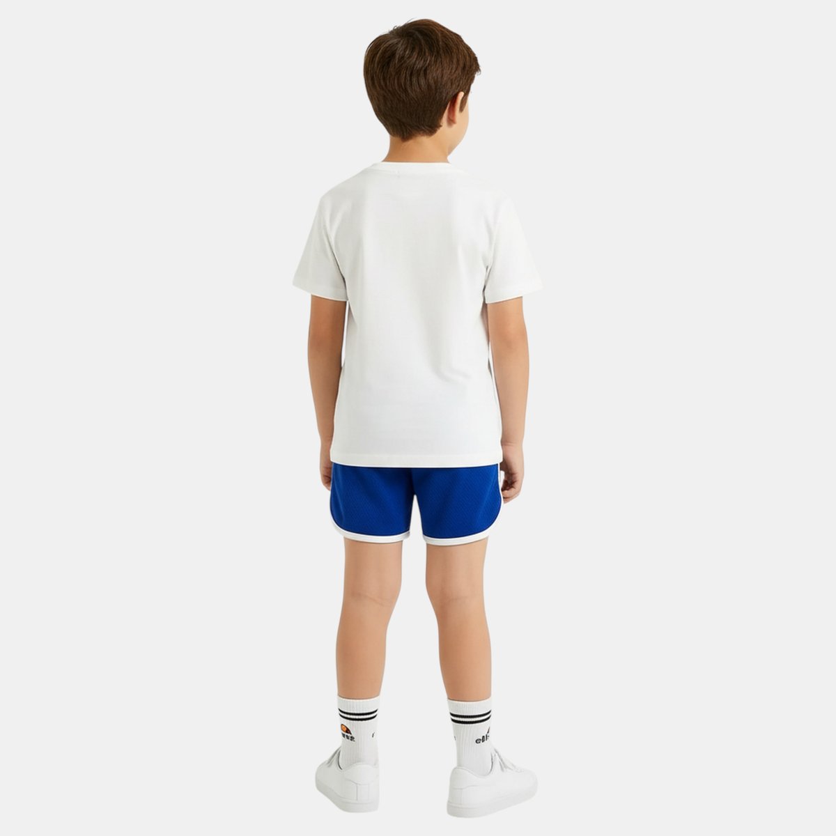 Ensemble 3 pièces t-shirt, short et chaussettes RÉCRÉ bleu roi, ELLESSE