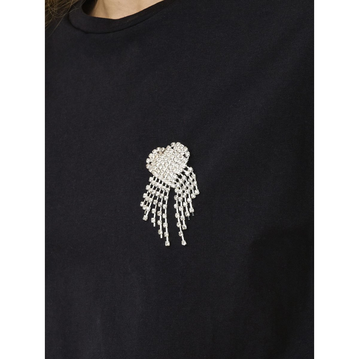 T-Shirt noire - black, ONLY