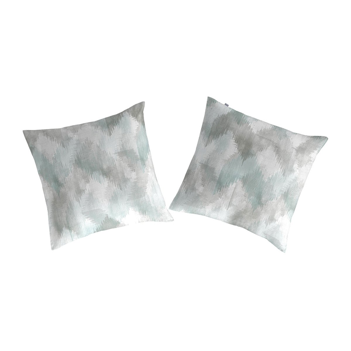 2 taies d'oreiller TEXIR vert, GUY LAROCHE