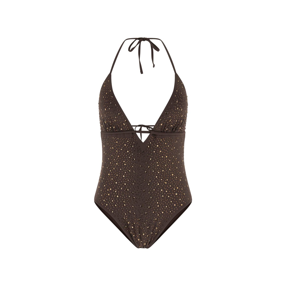 Maillot De Bain Une Pièce En Strass marron multi, GUESS