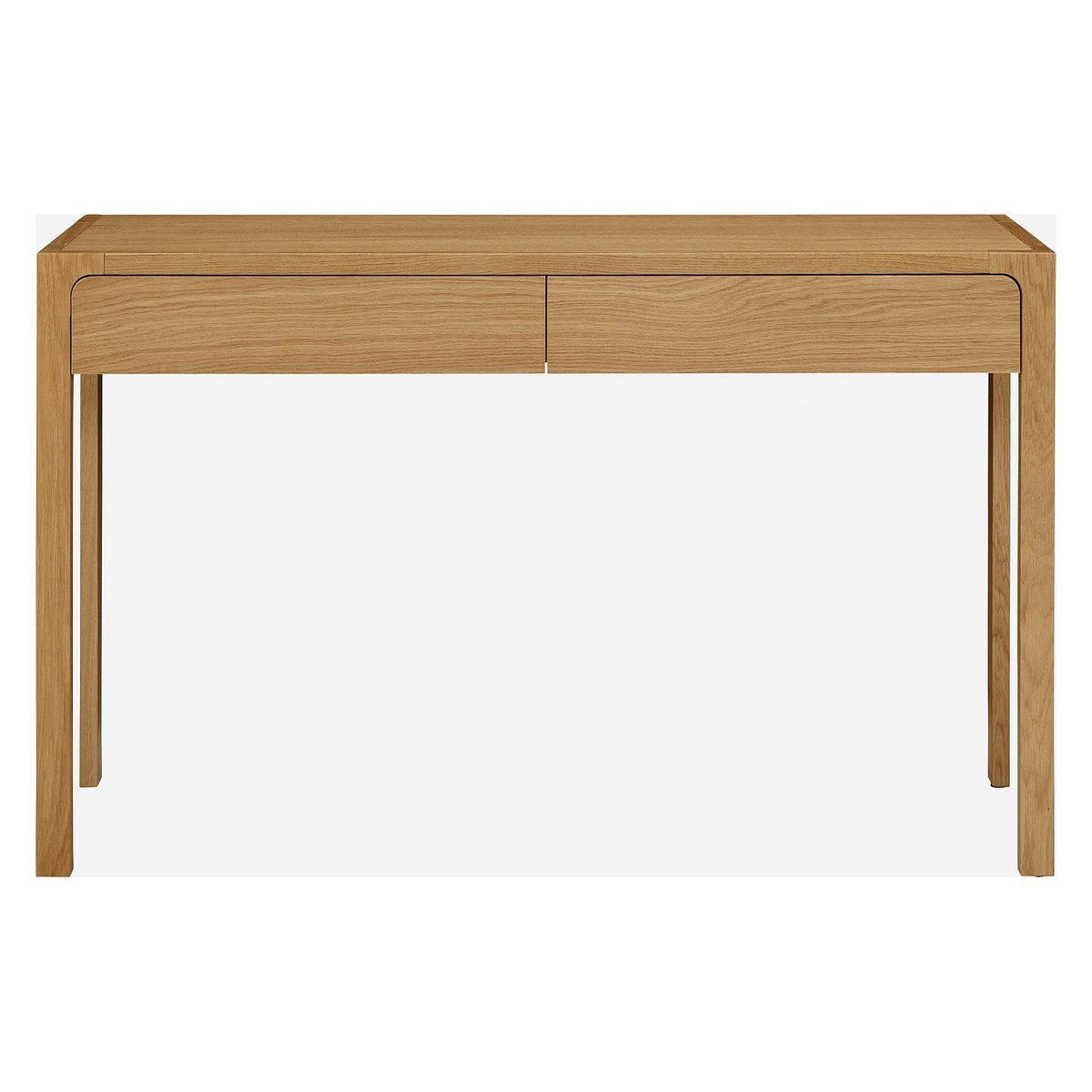 Console bureau bois IVOINE naturel clair, HABITAT