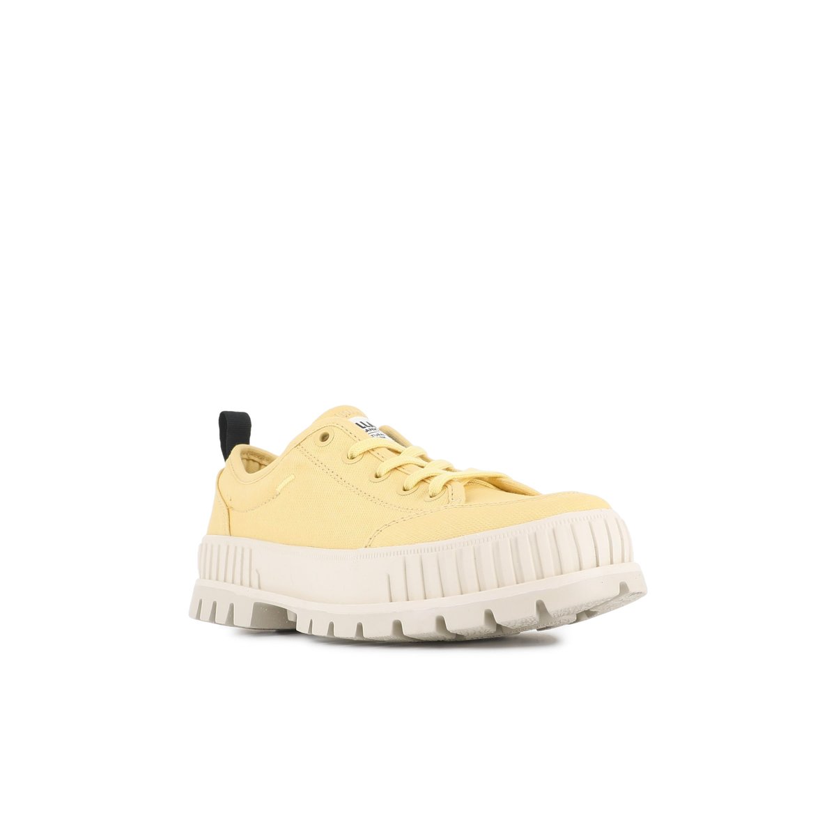 Baskets basses en toile Pallashock Lo Org 2 yellow twist, PALLADIUM