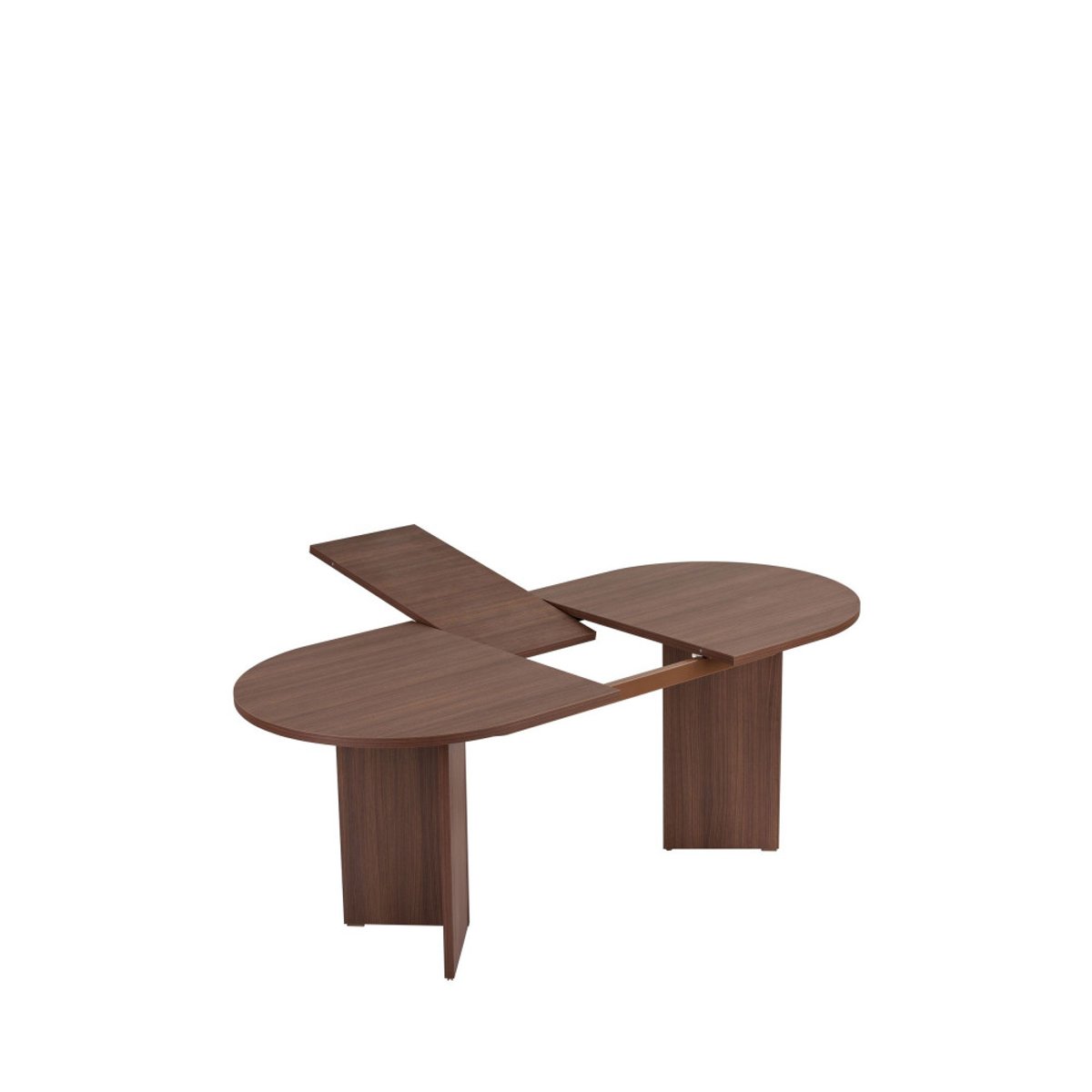 Table à manger extensible 6 à 8 personnes en bois 160-200x75cm- SAM bois foncé, DRAWER