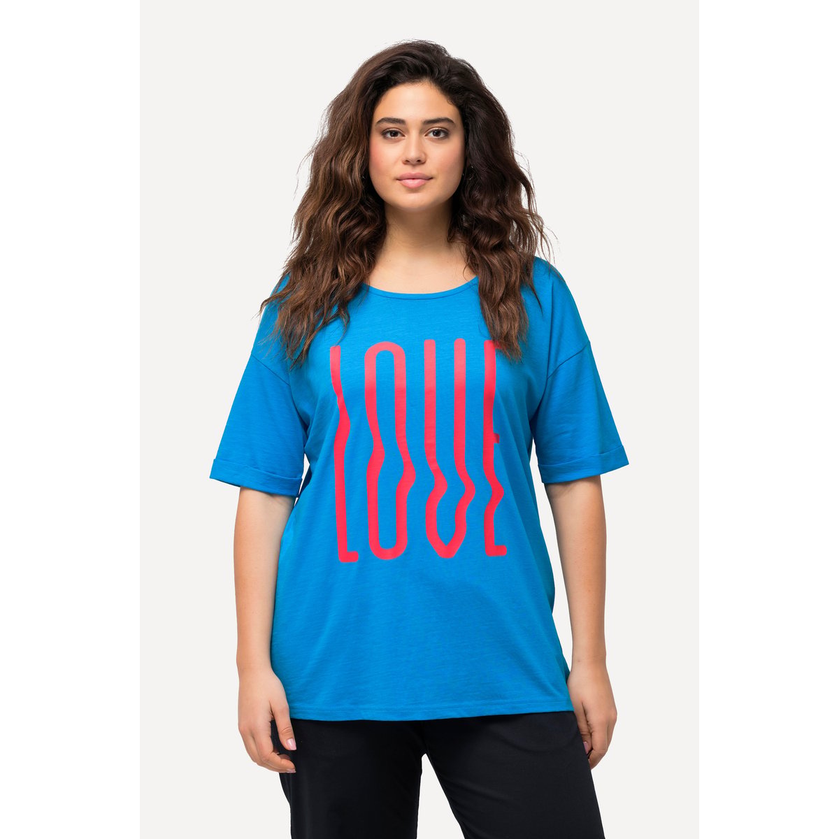T-shirt oversize bleu saphir, ULLA POPKEN
