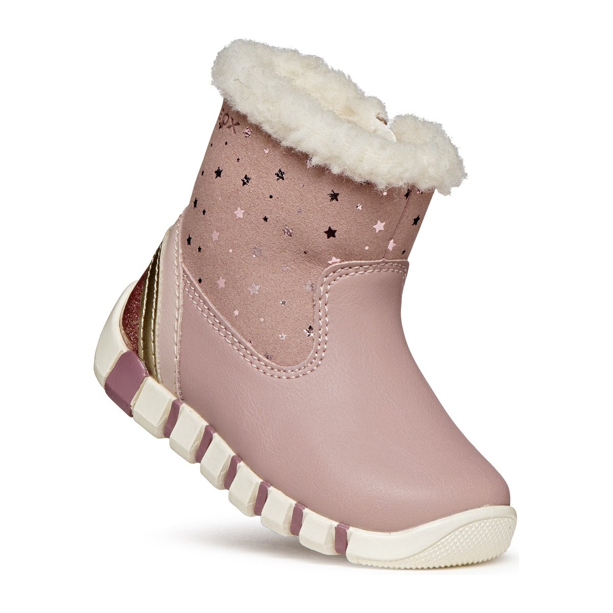 Premiers Pas  B IUPIDOO vieux rose/platine, GEOX