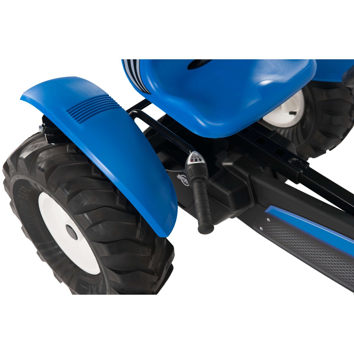 Kart à Pédales pour Enfants, 5+ Ans, XL New Holland BFR-3 blue, BERG TOYS