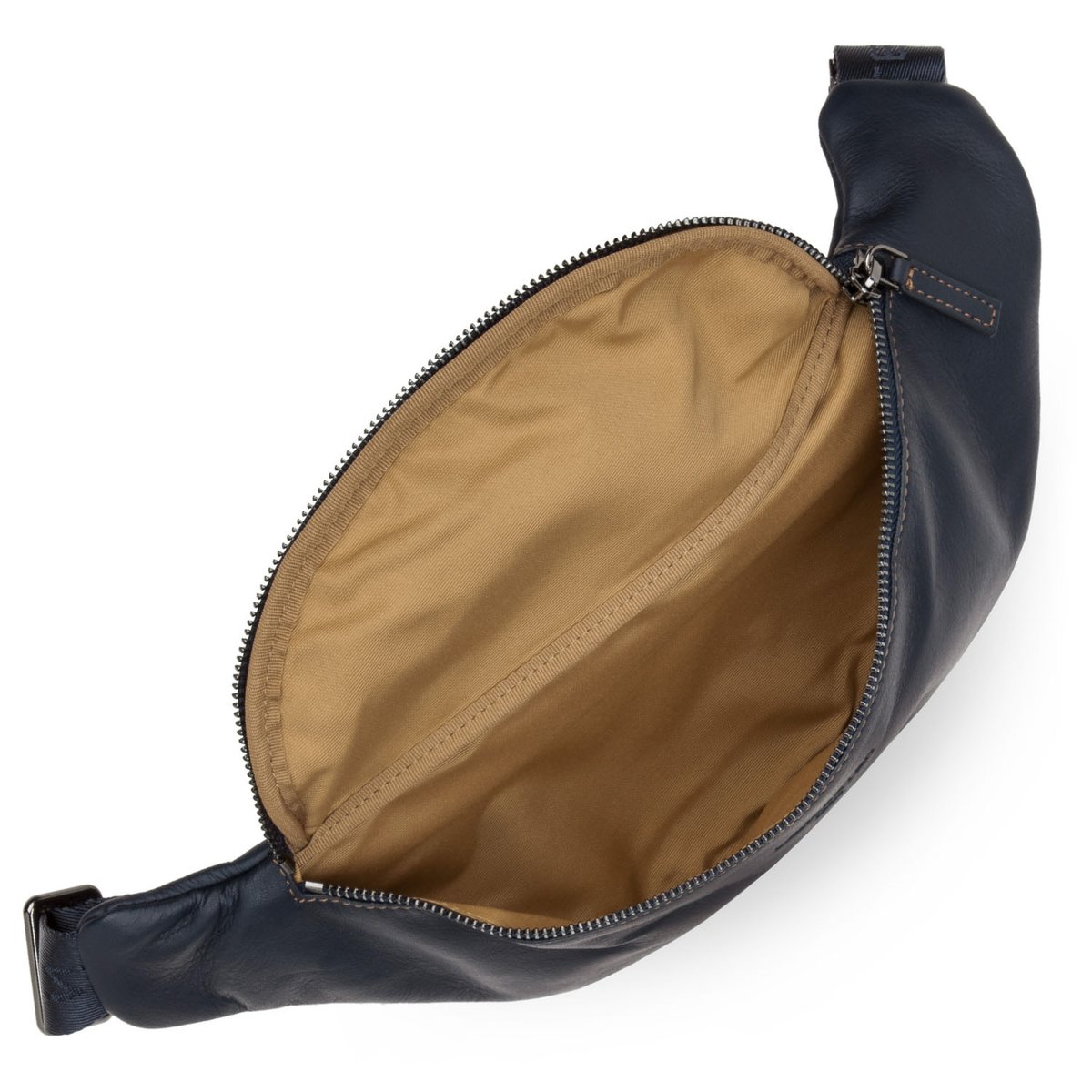 Sac banane SOFT VINTAGE HOMME bleu - fonce - camel, LANCASTER