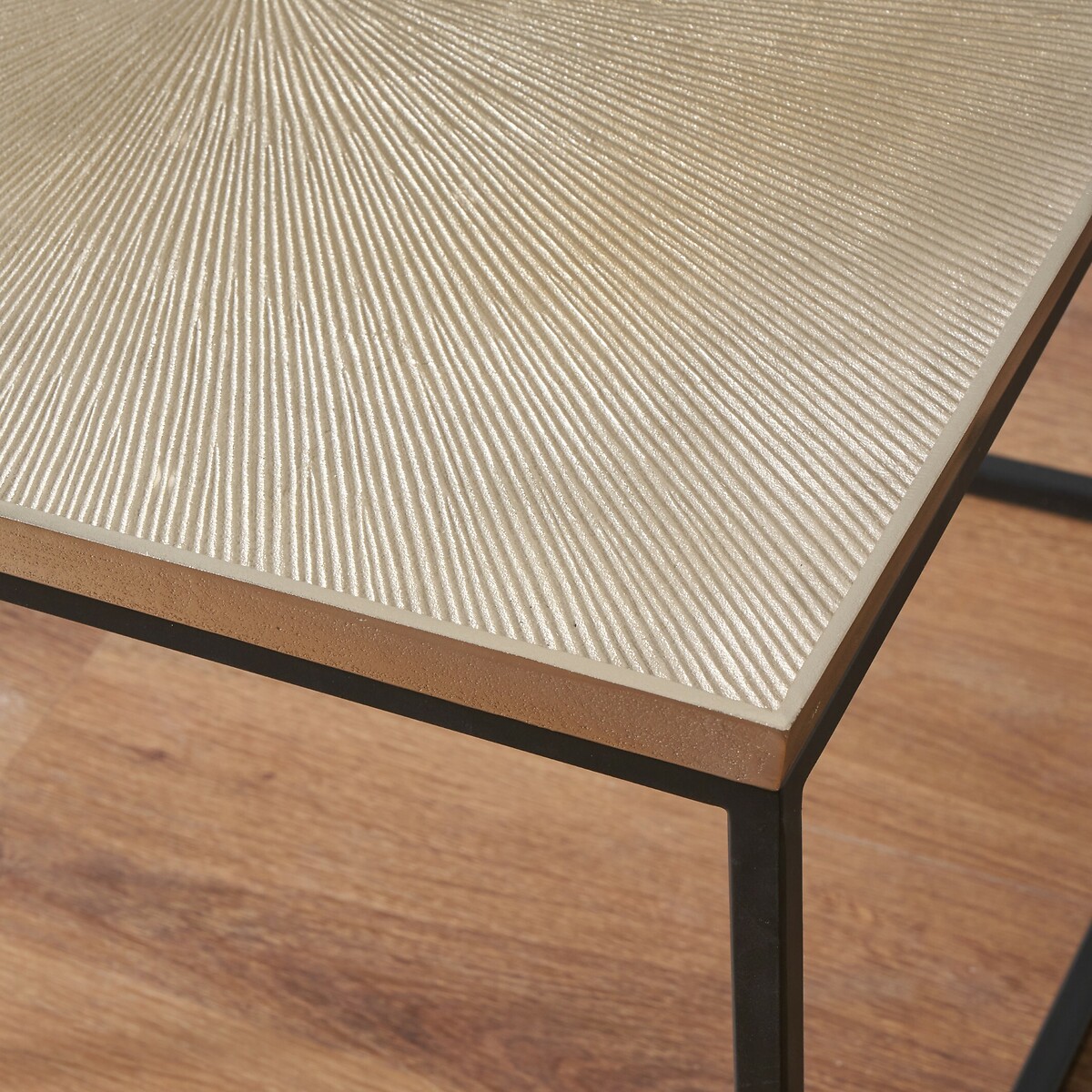 Florin Luxe Metal Coffee Table black/gold-coloured, ÉDITÉ