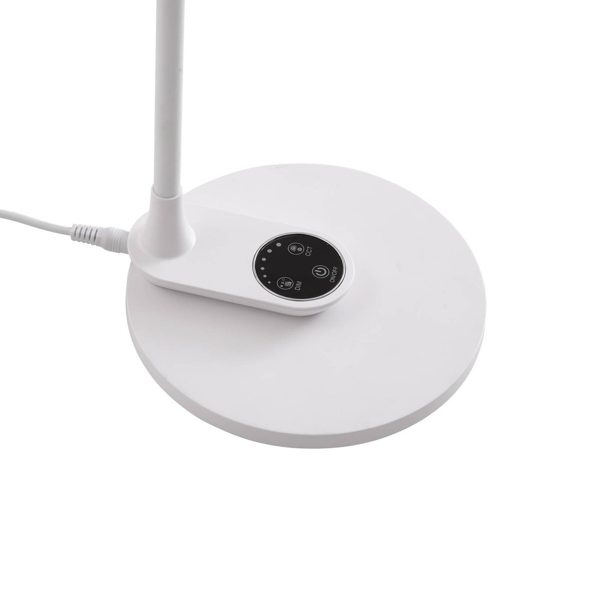 Lampe à poser moderneLED, Valtaria blanc, LINDBY