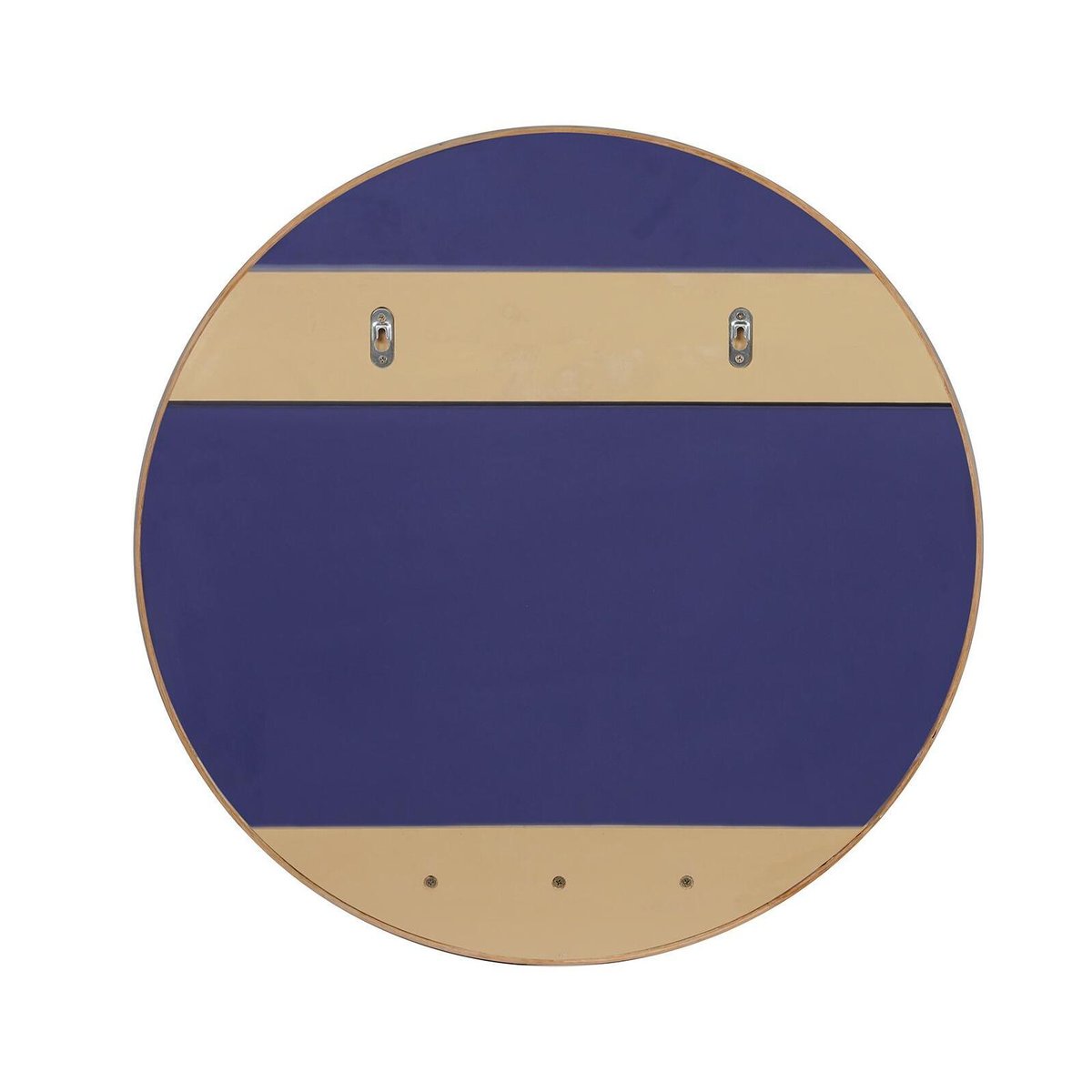 Miroir rond chêne 60x60cm NESTO chêne, MOB IN