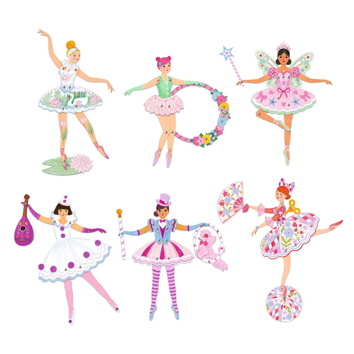 Tutus de coloriage surprise - couleur unique, DJECO