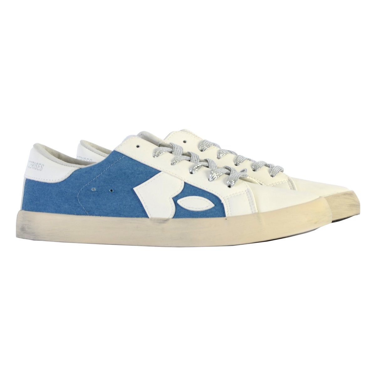 Baskets Austin blanc/bleu, LE TEMPS DES CERISES