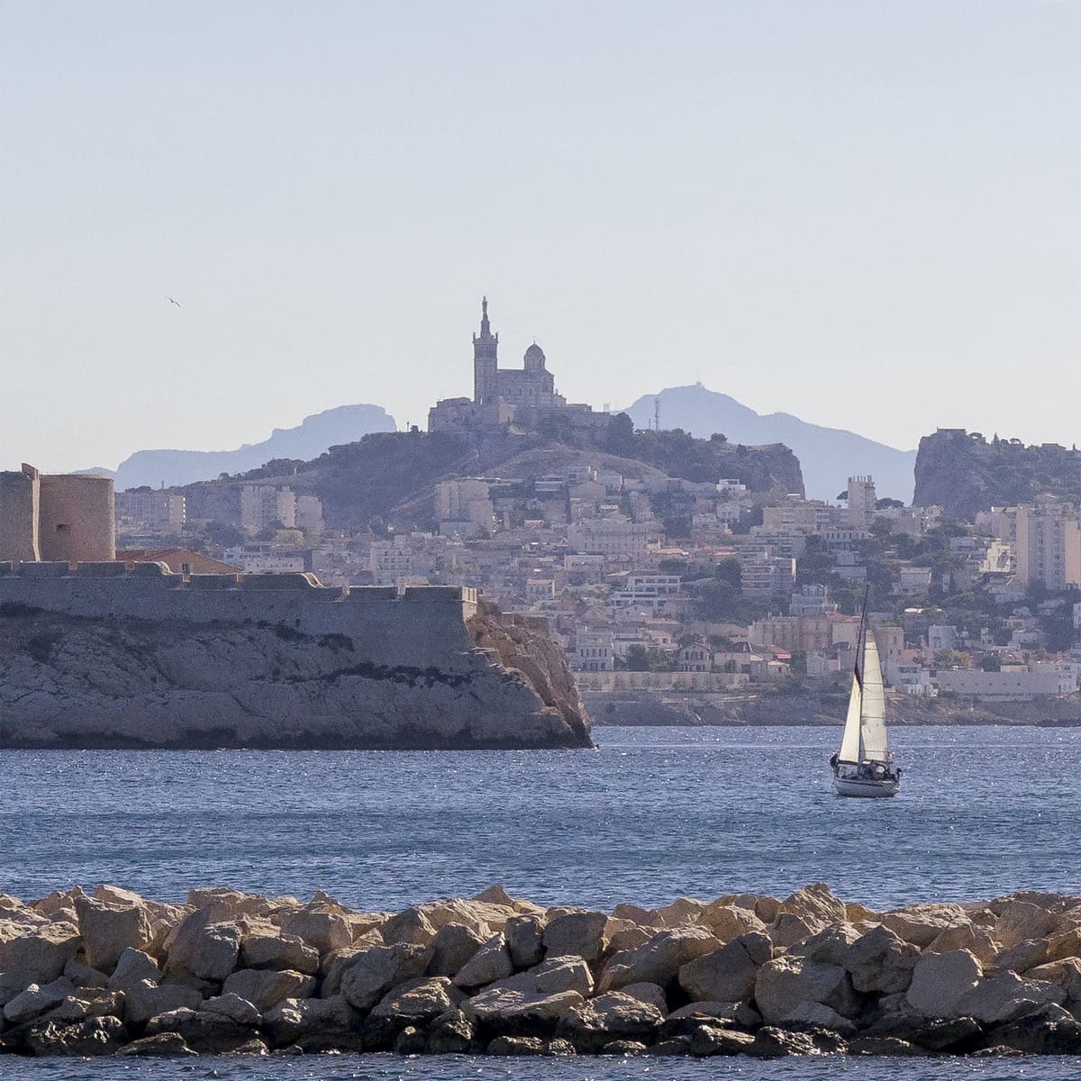 Tableau Mural Marseille Frioul MER tableau en verre, CEANOTHE