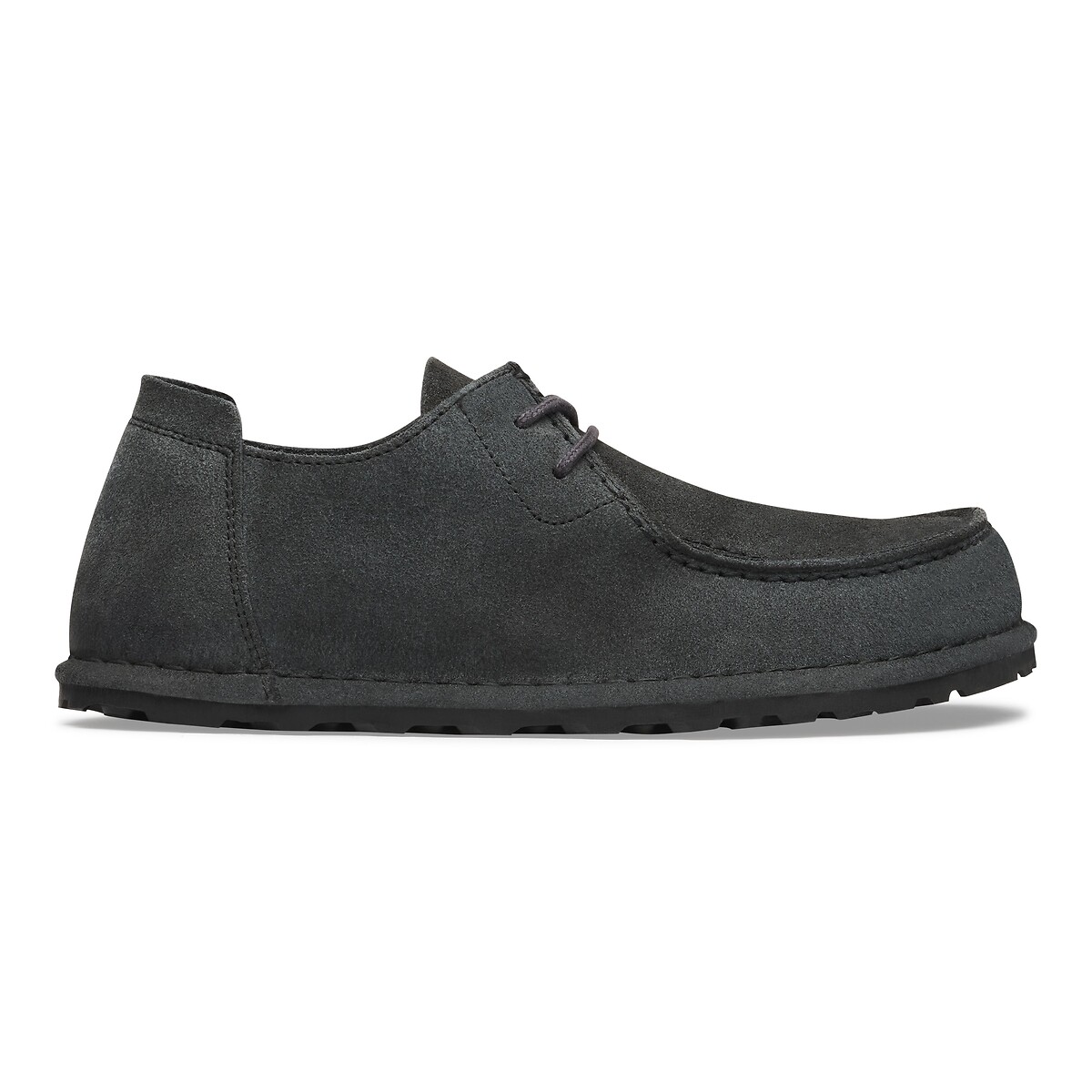Derbies en cuir suédé Utti Lace noir, BIRKENSTOCK