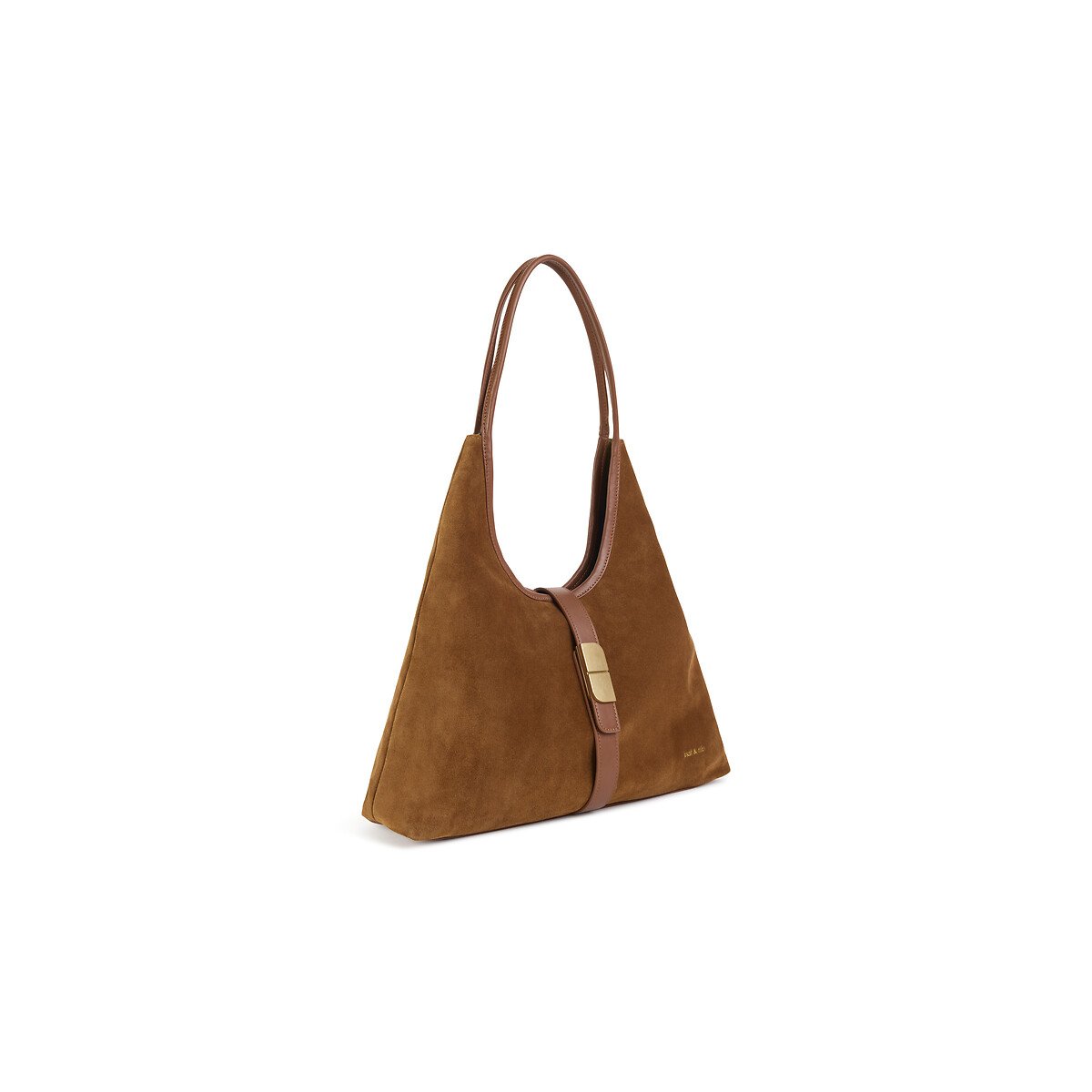 Romeo Suede Shoulder Bag hazel, NAT & NIN